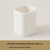 Minimalist White Aromatherapy Candle Cup - Straight Cup