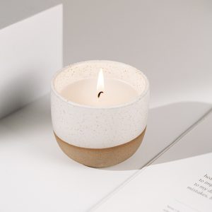 Handcrafted Ceramic Scented Candle